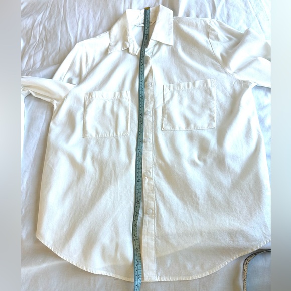 Commense Elegant Aegean White Linen Blend Blouse and Shorts Set - Picture 14 of 17